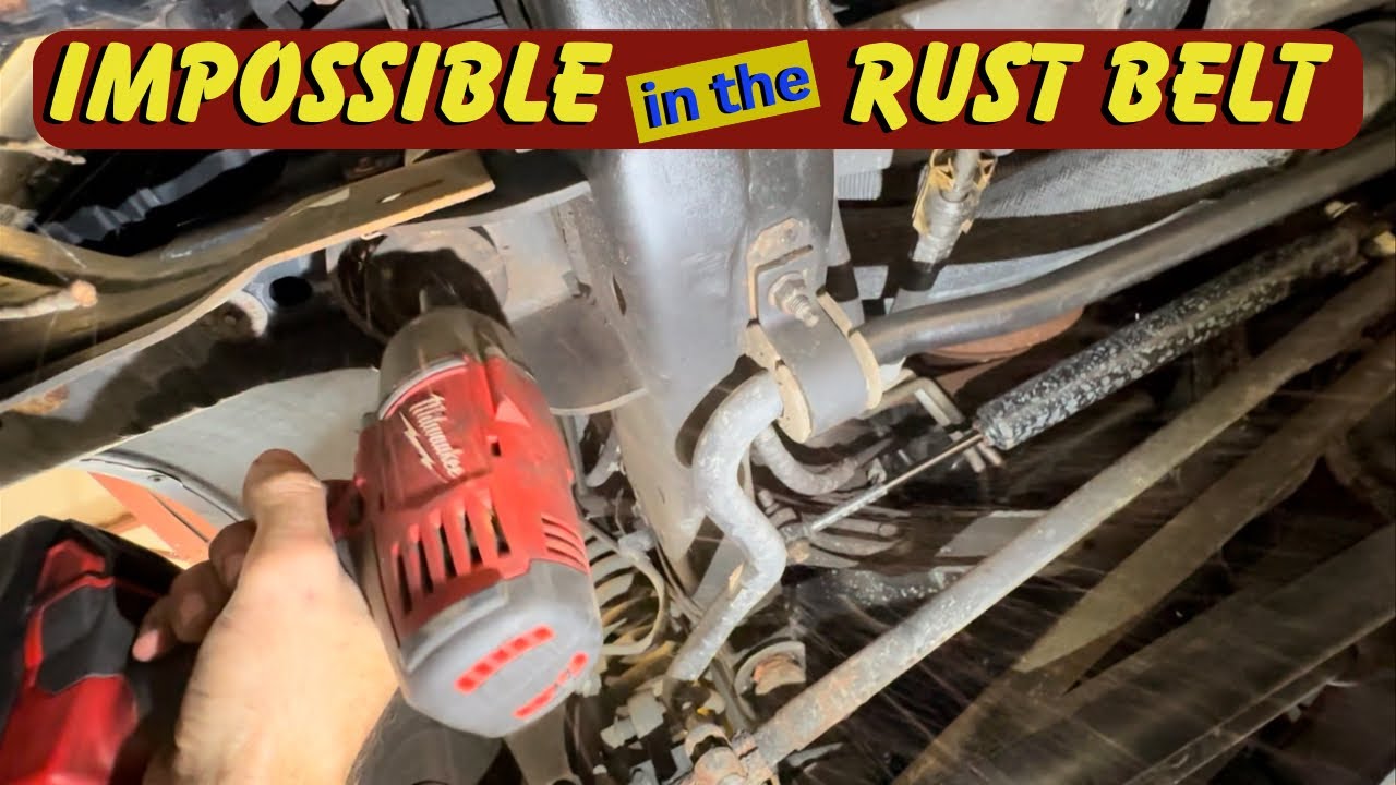 Risky Job! Rotted Out Cab Mounts | Ford F-350 6.4