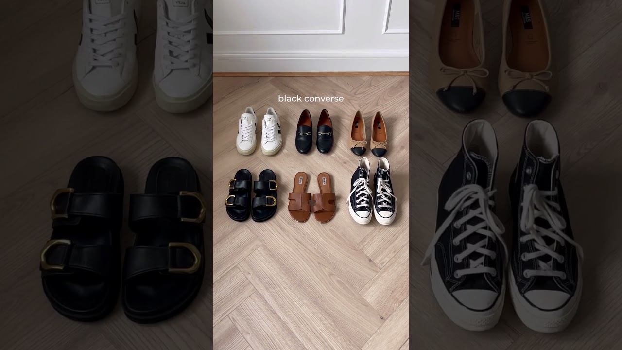 MY CAPSULE SHOE COLLECTION 🫶🏻 #shoecollection #shoes #capsulewardrobe #capsule #wardrobeessentials