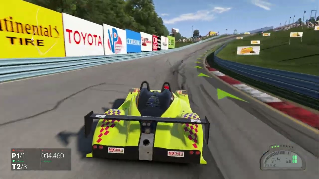 Project Cars   Essai au circuit de Watkins Glen GP en Palmer Jaguar JP LM