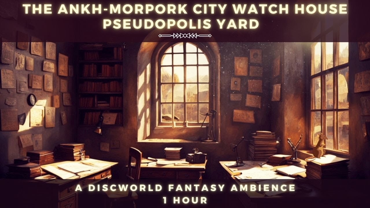 The Ankh Morpork City Watch House | Pseudopolis Yard | Discworld Fantasy Ambience
