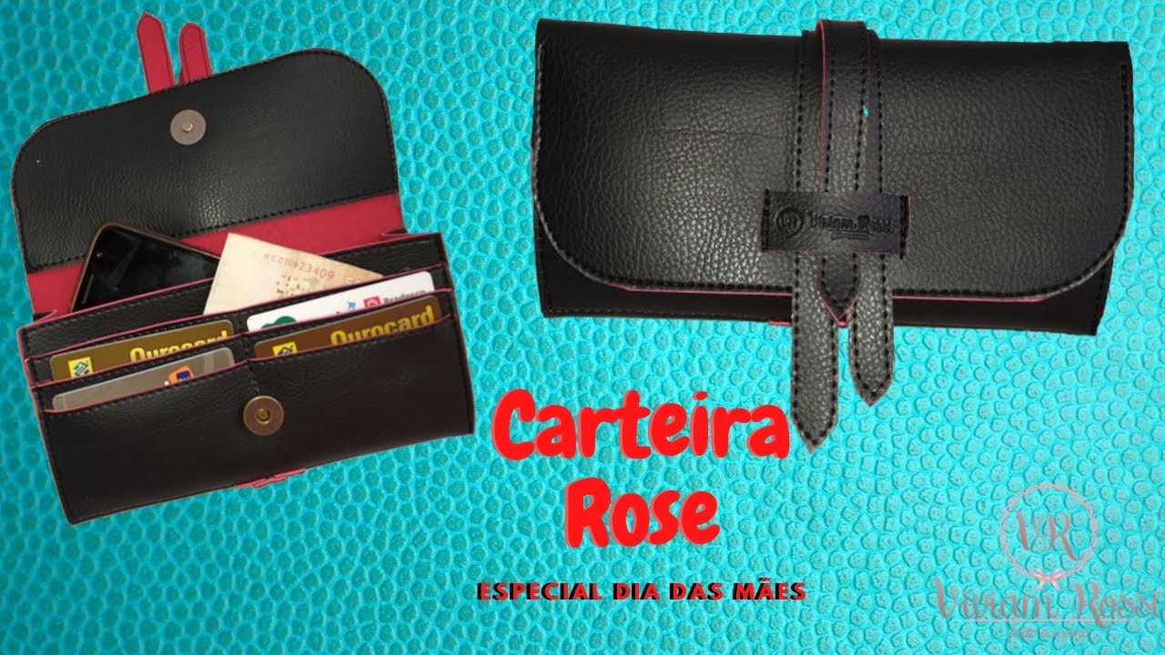 ESPECIAL DE DAS MÃES: Carteira Rose