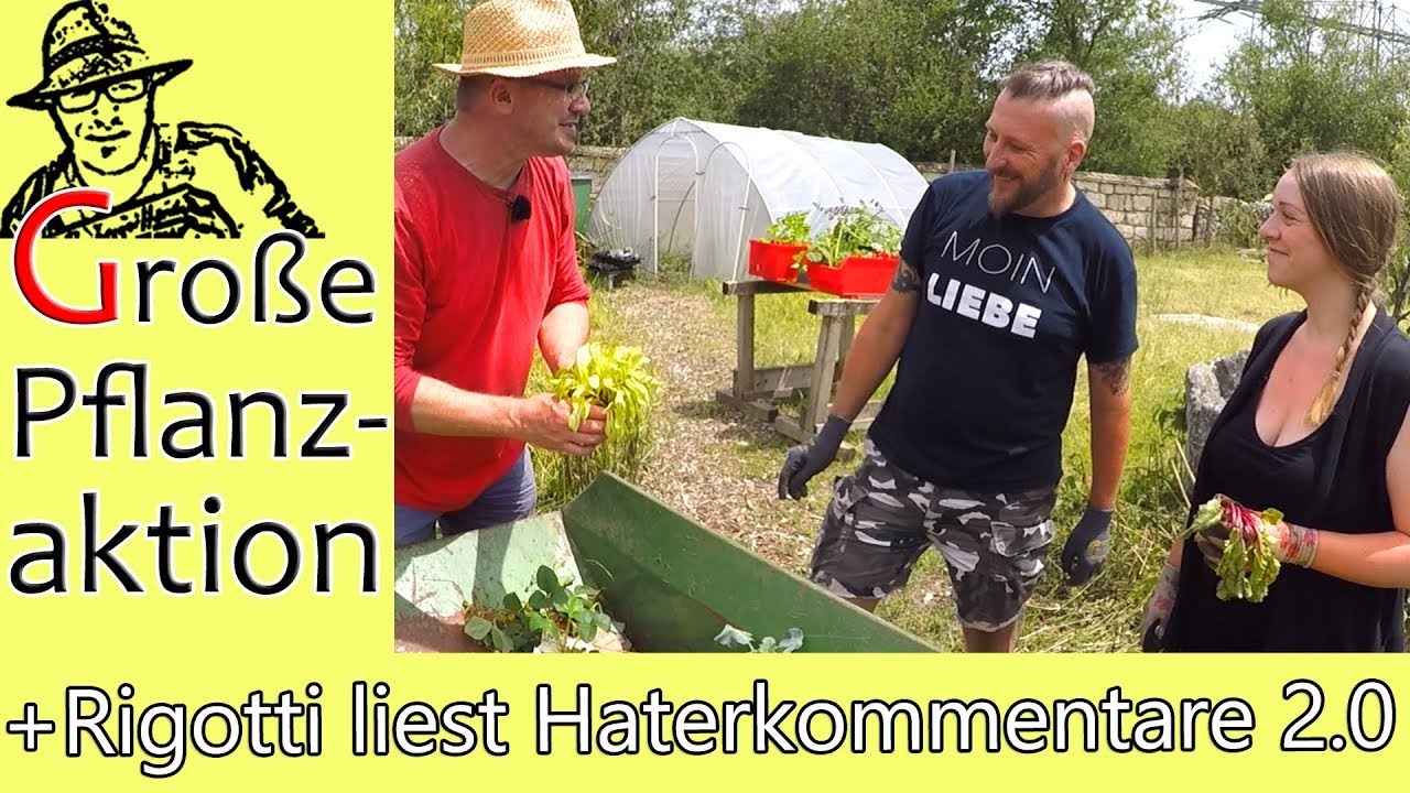 Gro&szlig;er Pflanztag im Juni 2019: Die Rettung des Rigotti-Gartens.
