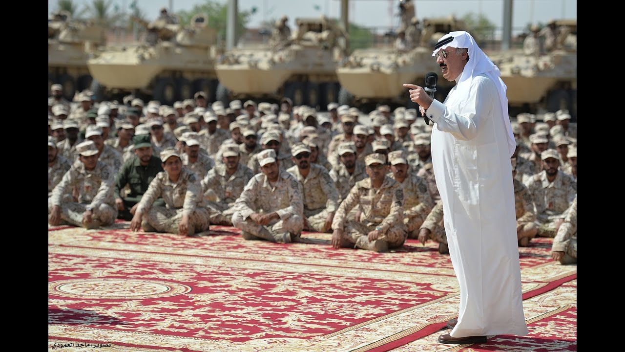 سمو الأمير متعب بن عبدالله يتفقد لواء الأمير تركي بن عبدالعزيز الأول الآلي قبل التوجه للحد الجنوبي
