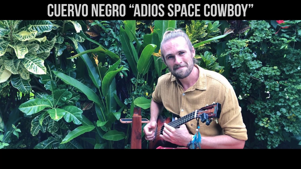 Cuervo Negro “Adios Space Cowboy”. Main theme ukulele baritone playing. Красивая ковбойская музыка.