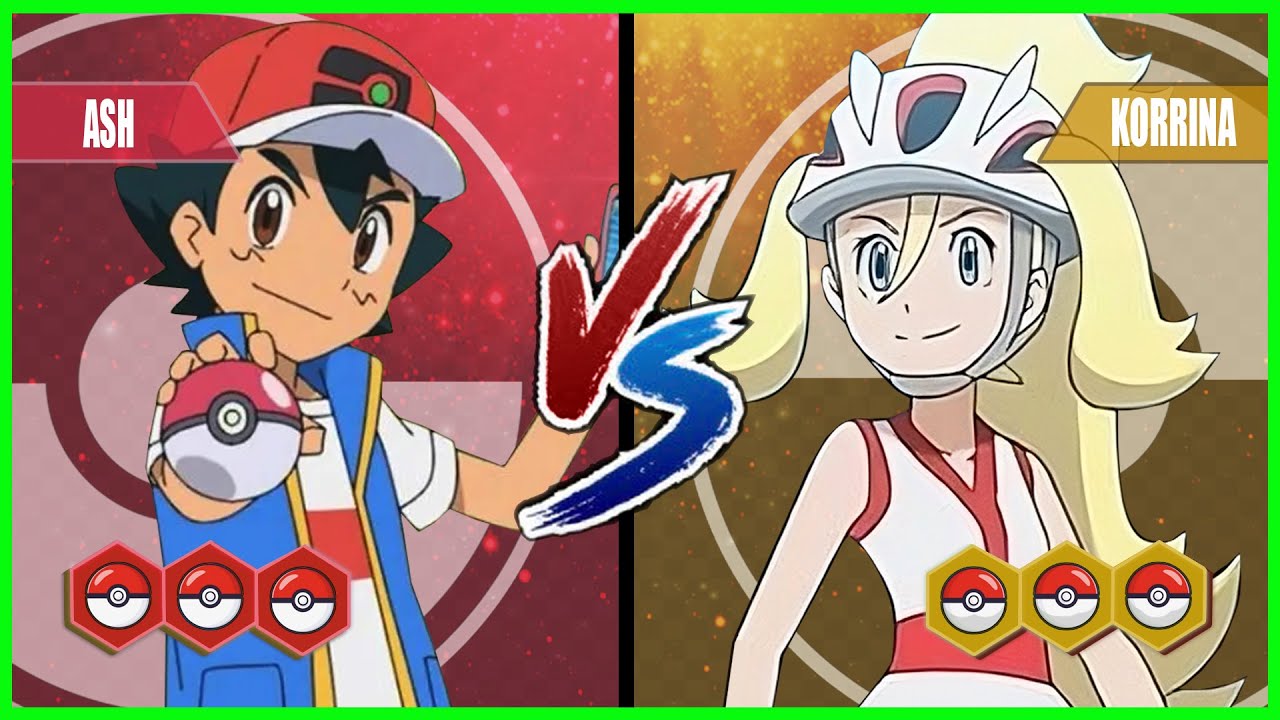 Pok&eacute;mon Battle Pedia: Ash Vs Korrina