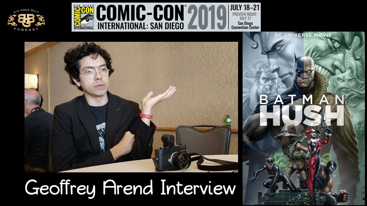 Batman: Hush SDCC 2019 | Geoffrey Arend Interview | Riddler | DC Universe