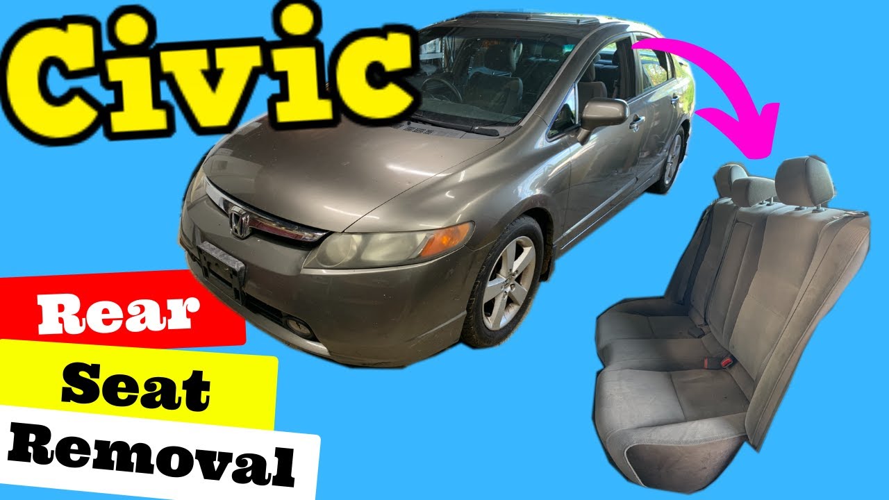 How to Remove Rear Seat --- Honda Civic 2006-2011