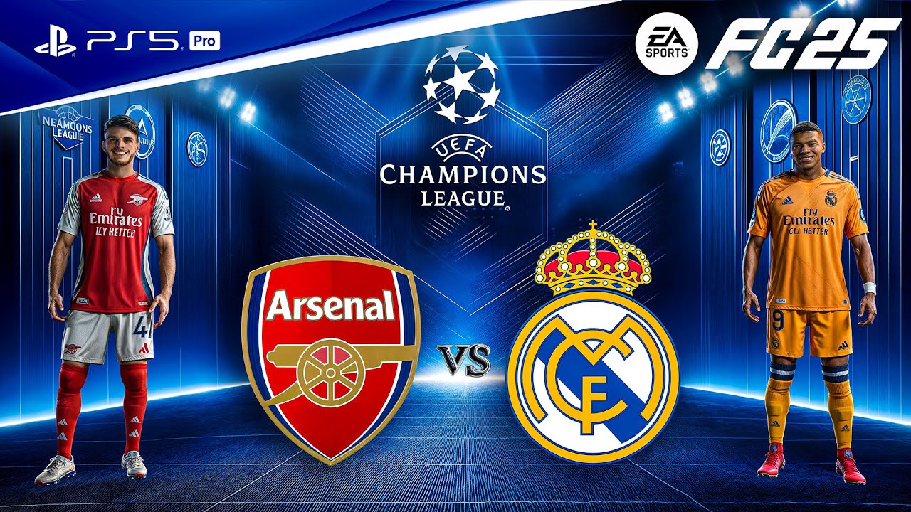 FC 25 - Arsenal vs. Real Madrid | UEFA Champions League Quarter Final | PS5™ Pro [4K60]