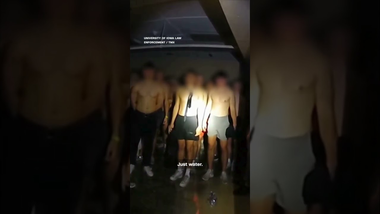 Disturbing video reveals alleged hazing at University of Iowa fraternity