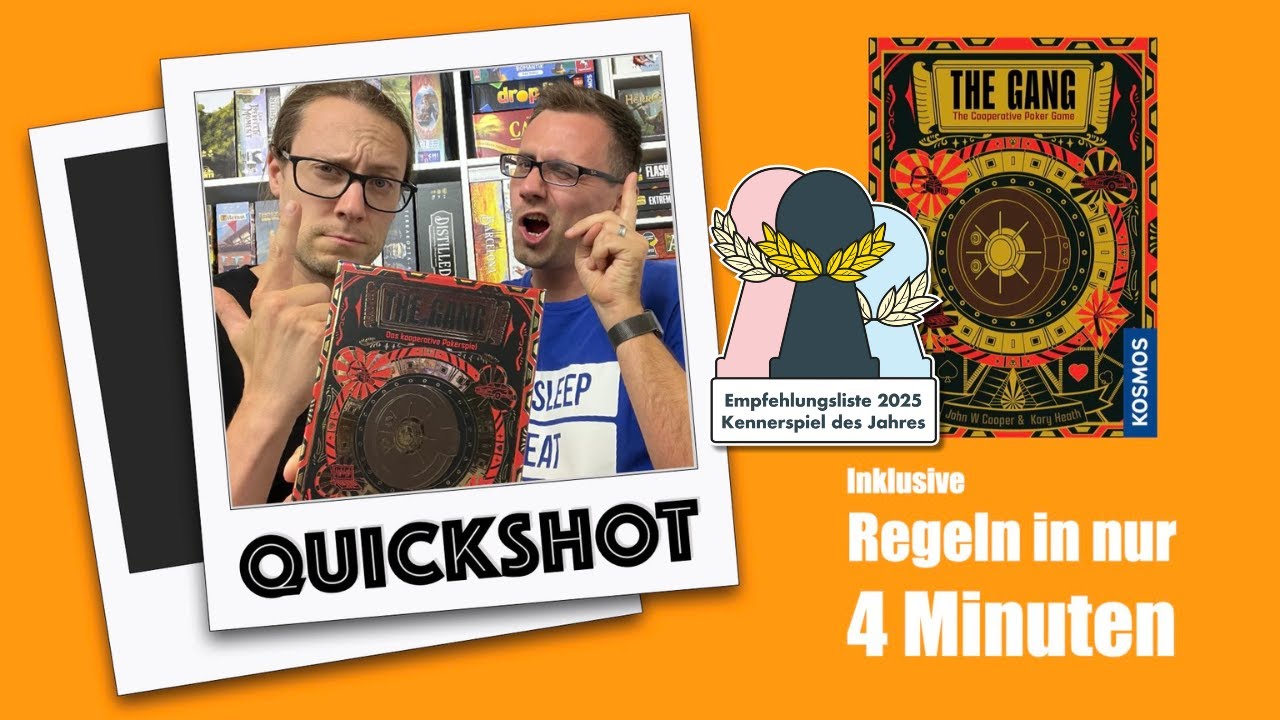 #Quickshot - The Gang (Kosmos 2024) | Oceans 11 feeling - oder Poker kooperativ!