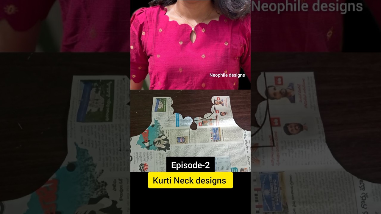 Episode-2 Kurti Neck designs || By Neophile #neophiledesigns #kurtineckdesigns #fashion #trending