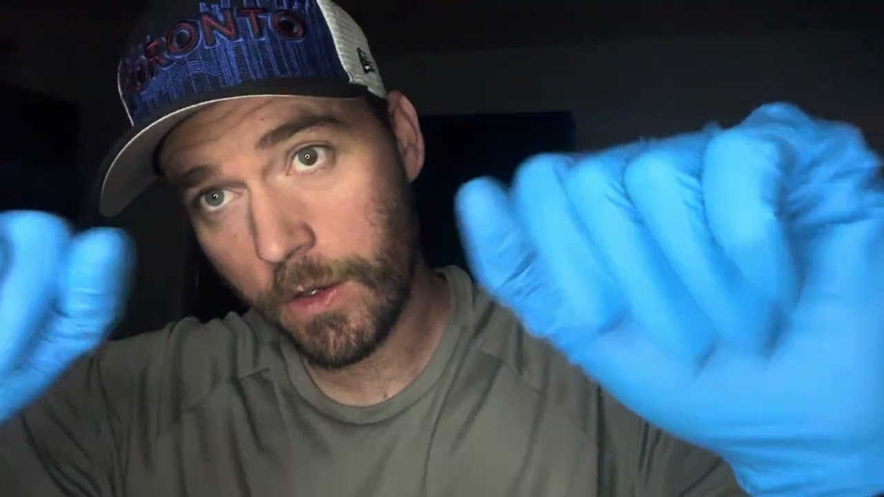 ASMR Glove and towel sounds