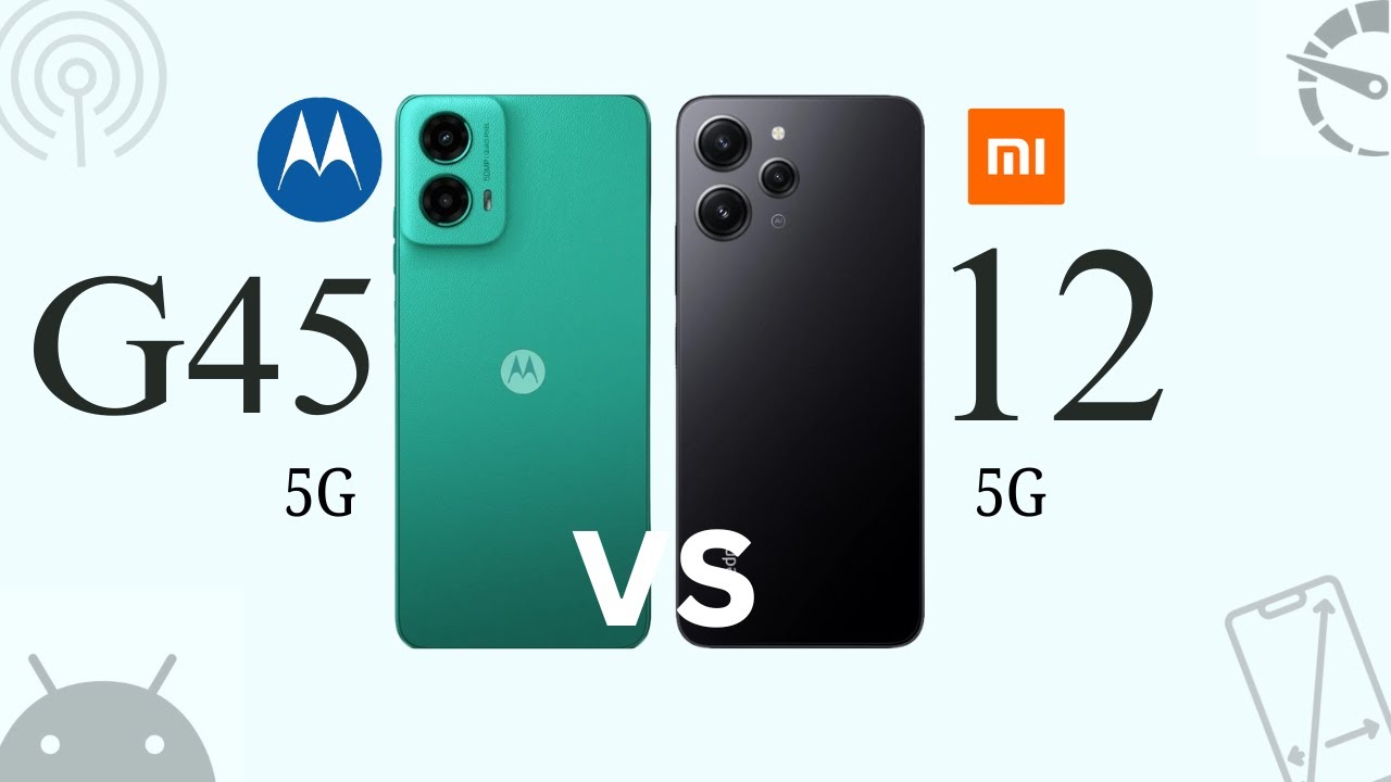 Motorola G45 5g vs Redmi 12 5g || Specification comparison #motog45 #redmi125g