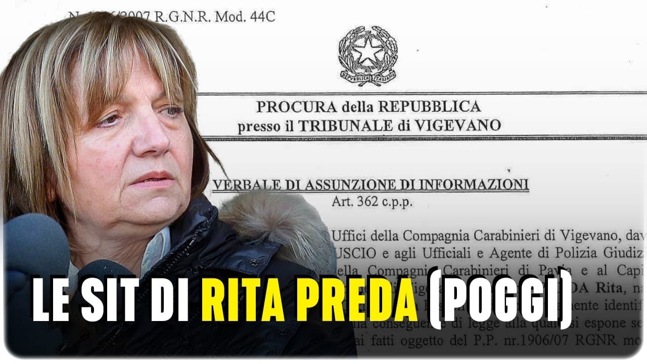 Garlasco: le SIT di Rita Preda, mamma di Chiara Poggi