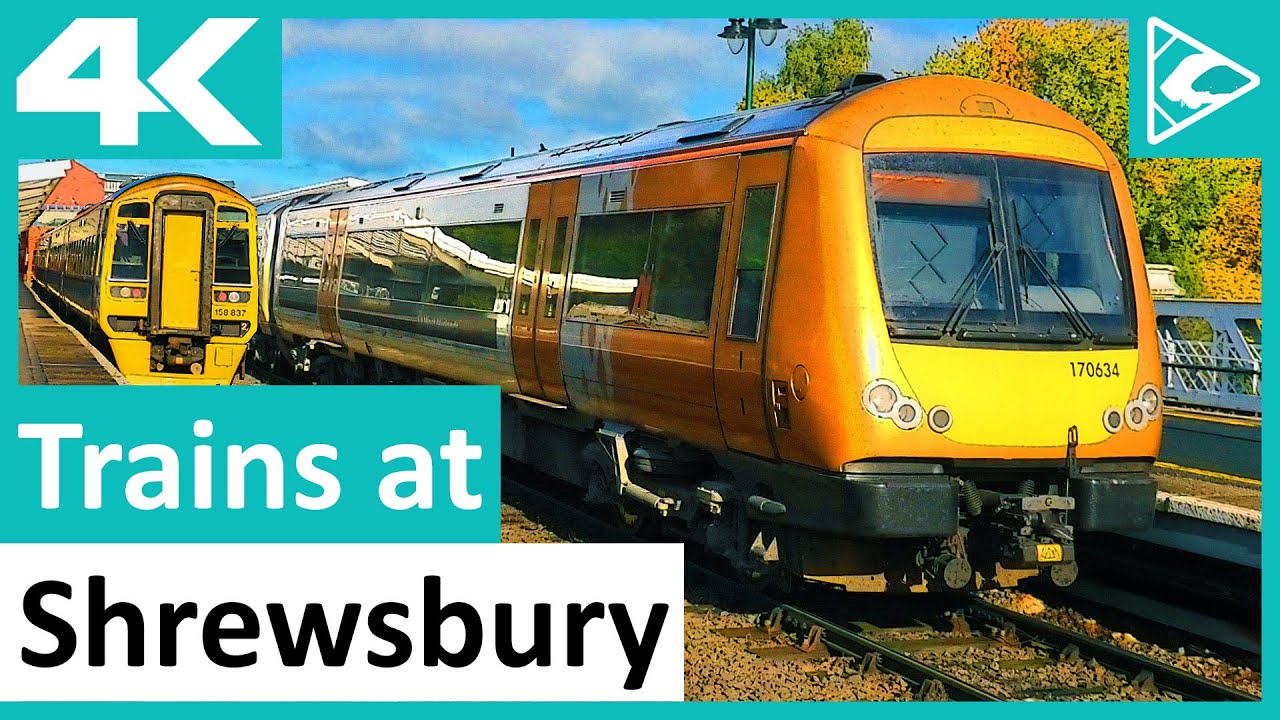 Trains at Shrewsbury 13/10/2020