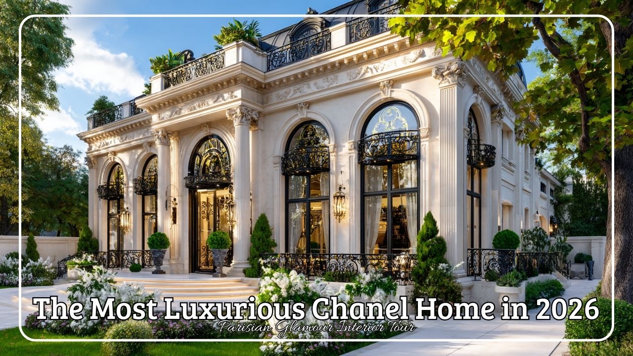 Chanel-Inspired Luxury House Tour: Modern Parisian Chic Design Ideas