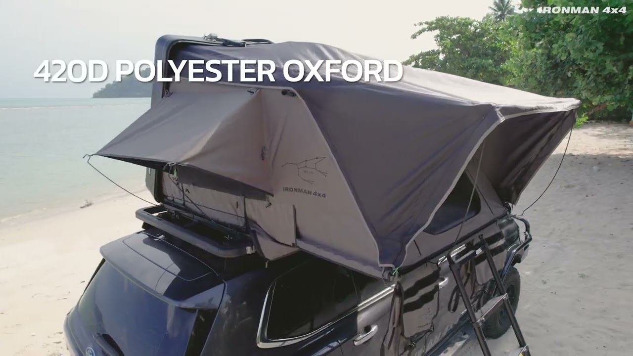 Rooftop Tent เต๊นท์หลังคา กันแดด กันฝน รับน้้าหนักได้ถึง 300 กิโลกรัม URSA 1300 l เเคมป์ปิ้ง