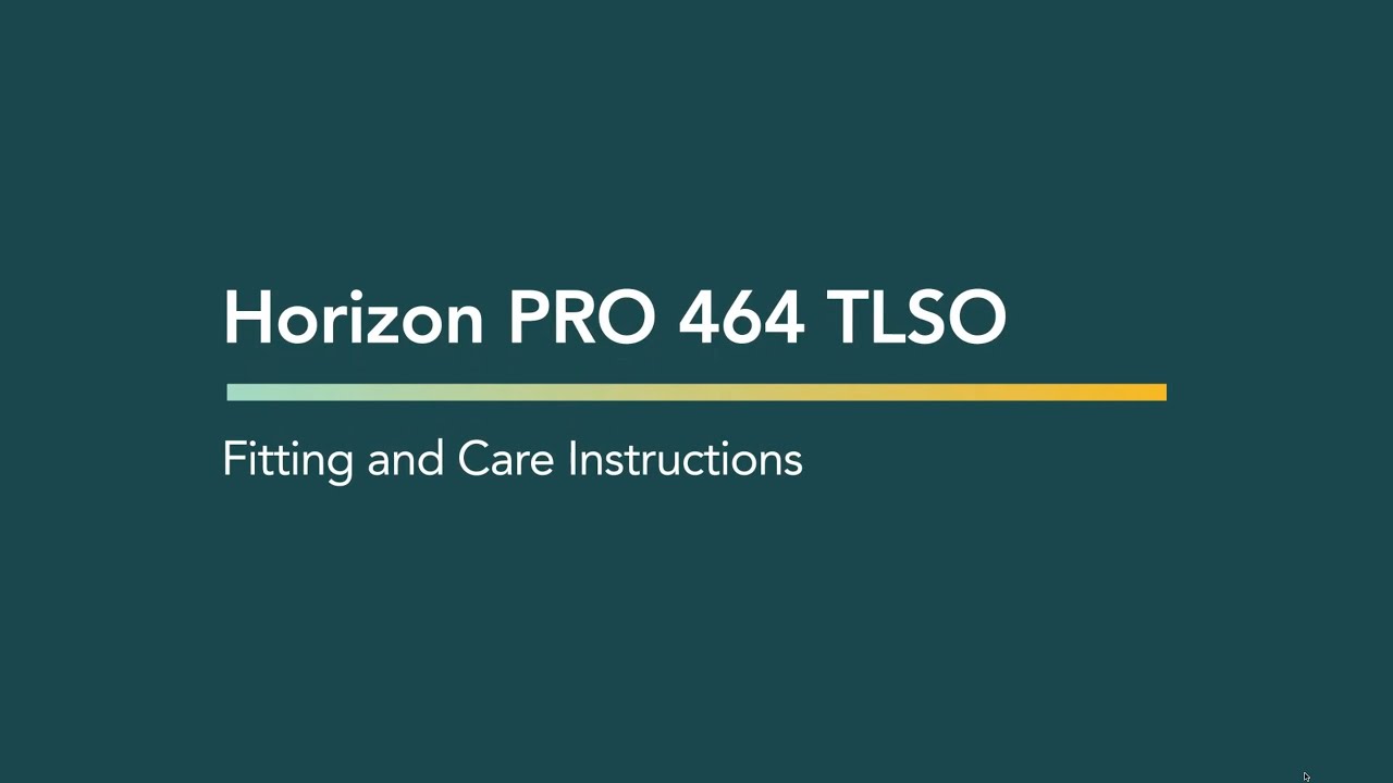 Horizon PRO 464/456 Application and Care Instructions