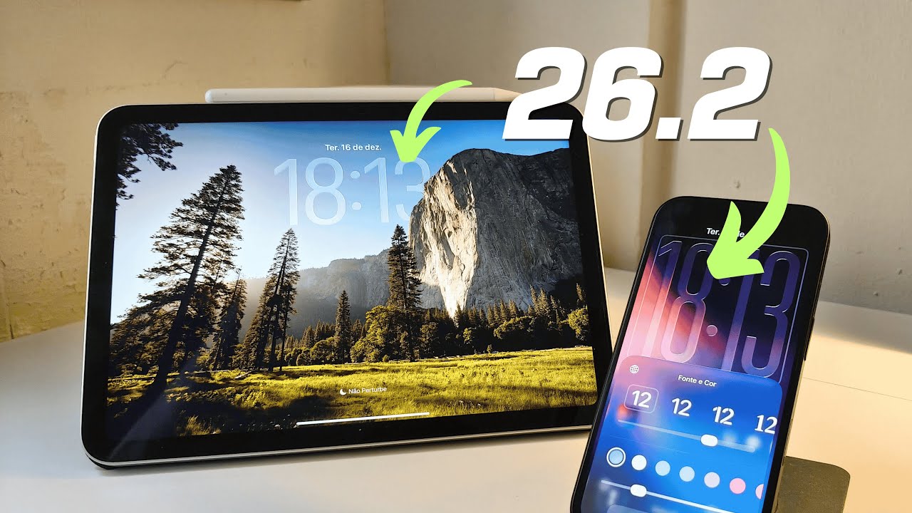 As principais novidades do iOS 26.2 e IPad OS 26.2!