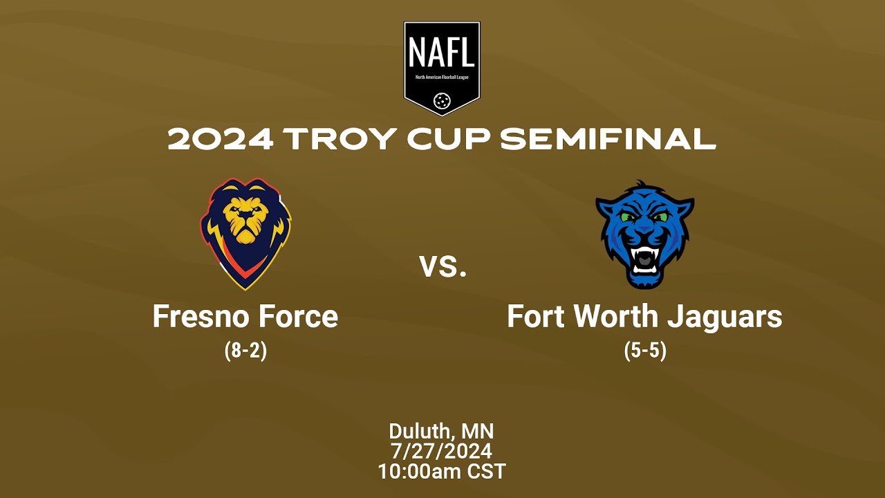 SEMIFINAL: Fresno Force vs. Fort Worth Jaguars
