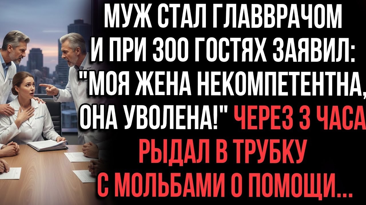 «На глазах у гостей он унизил жену… Но через 3 часа сам стоял у её двери»