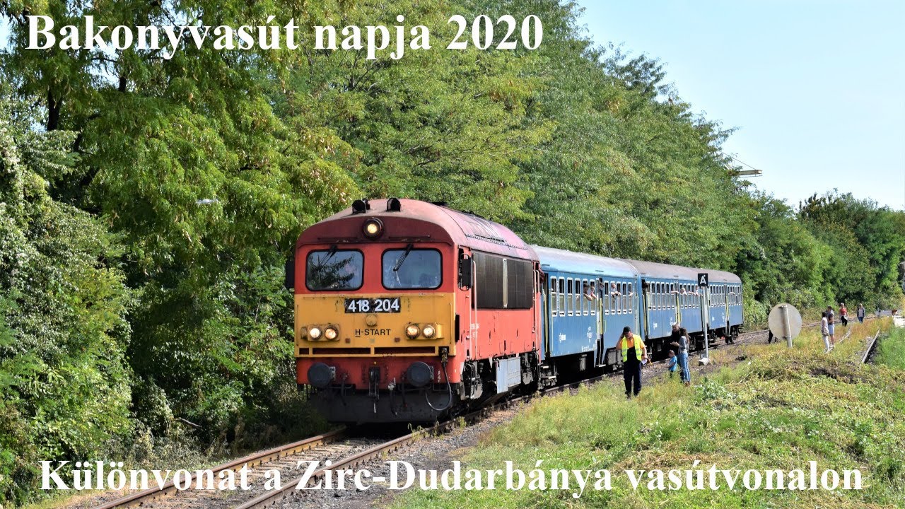 Bakonyvasút napja 2020 - Különvonat a Zirc-Dudarbánya vonalon