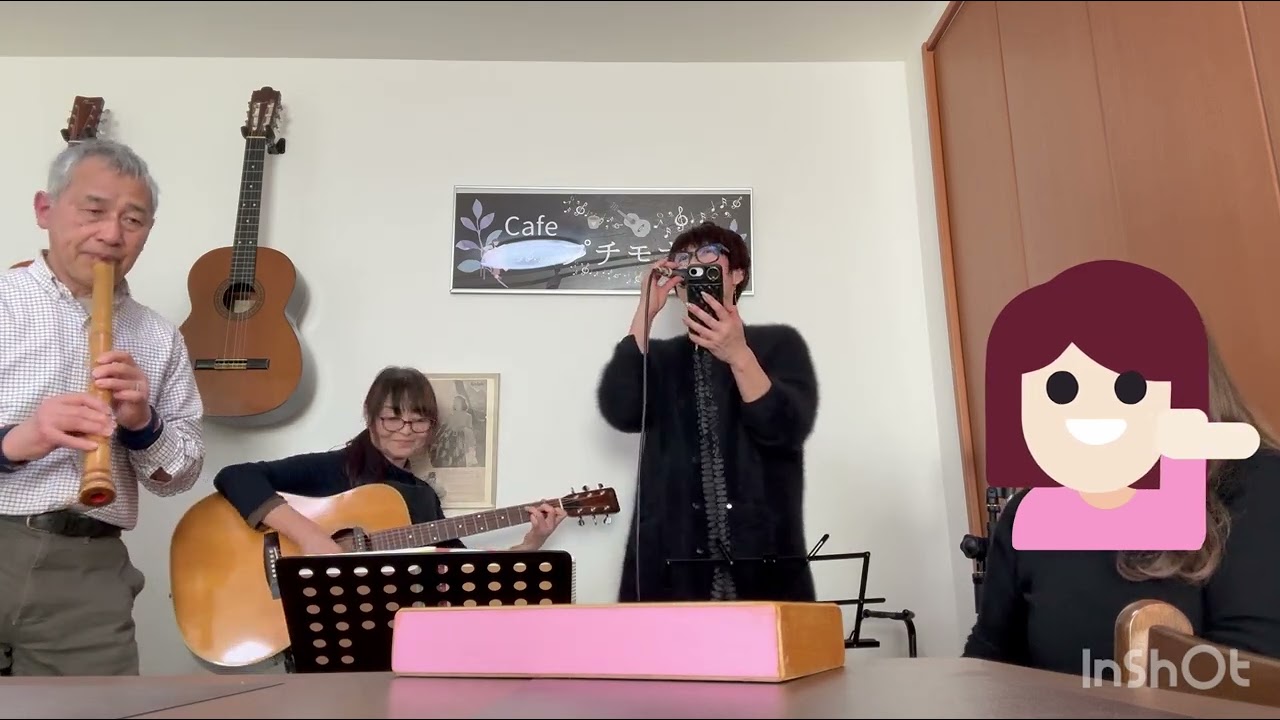 桃色吐息　高橋真梨子さん　いきなりやってみた　ほんとのいきなり。最後にみんなでおぉ〜‼️って声が出た👍