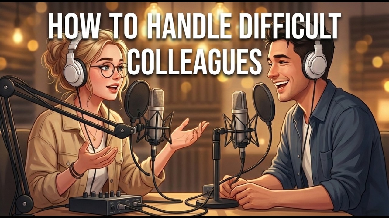 How to Handle Difficult Coworkers at Work | Real Workplace English Podcast