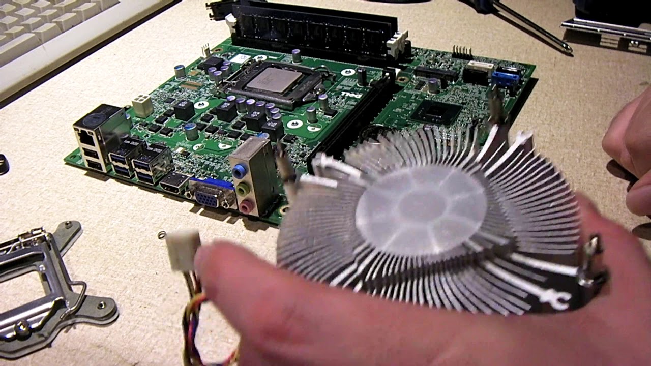 Installing a newer Dell motherboard into the older Dimension Chassis
