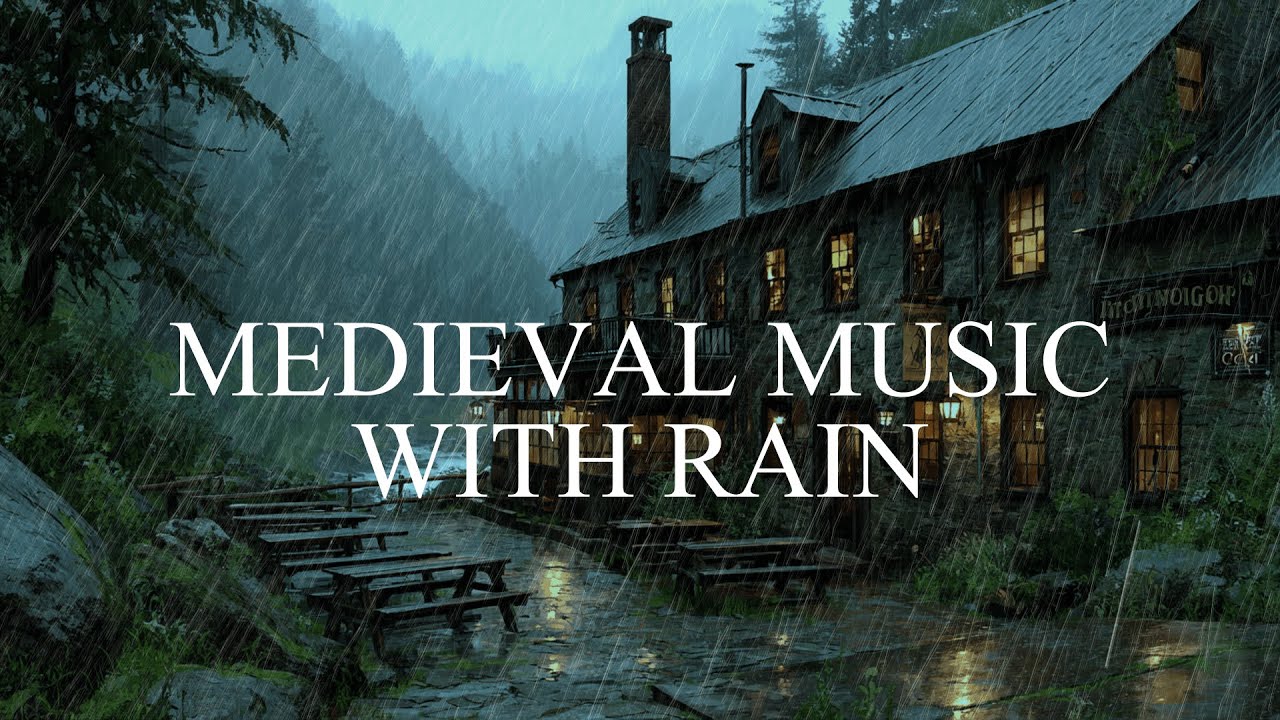 Ancient Celtic Medieval Music with Rain | Sleep & Deep Calm