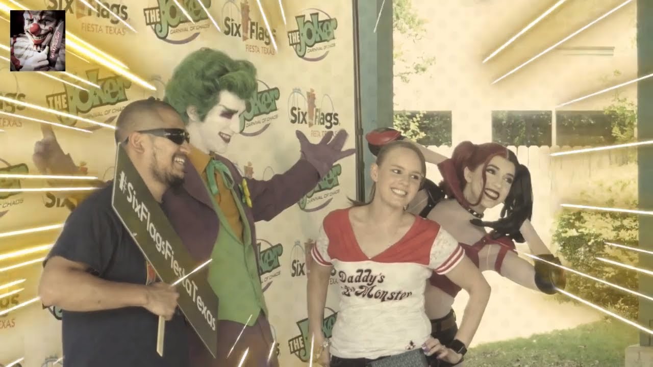 The Joker & Harley Quinn (Superhero Edition) at Six Flags Fiesta Texas