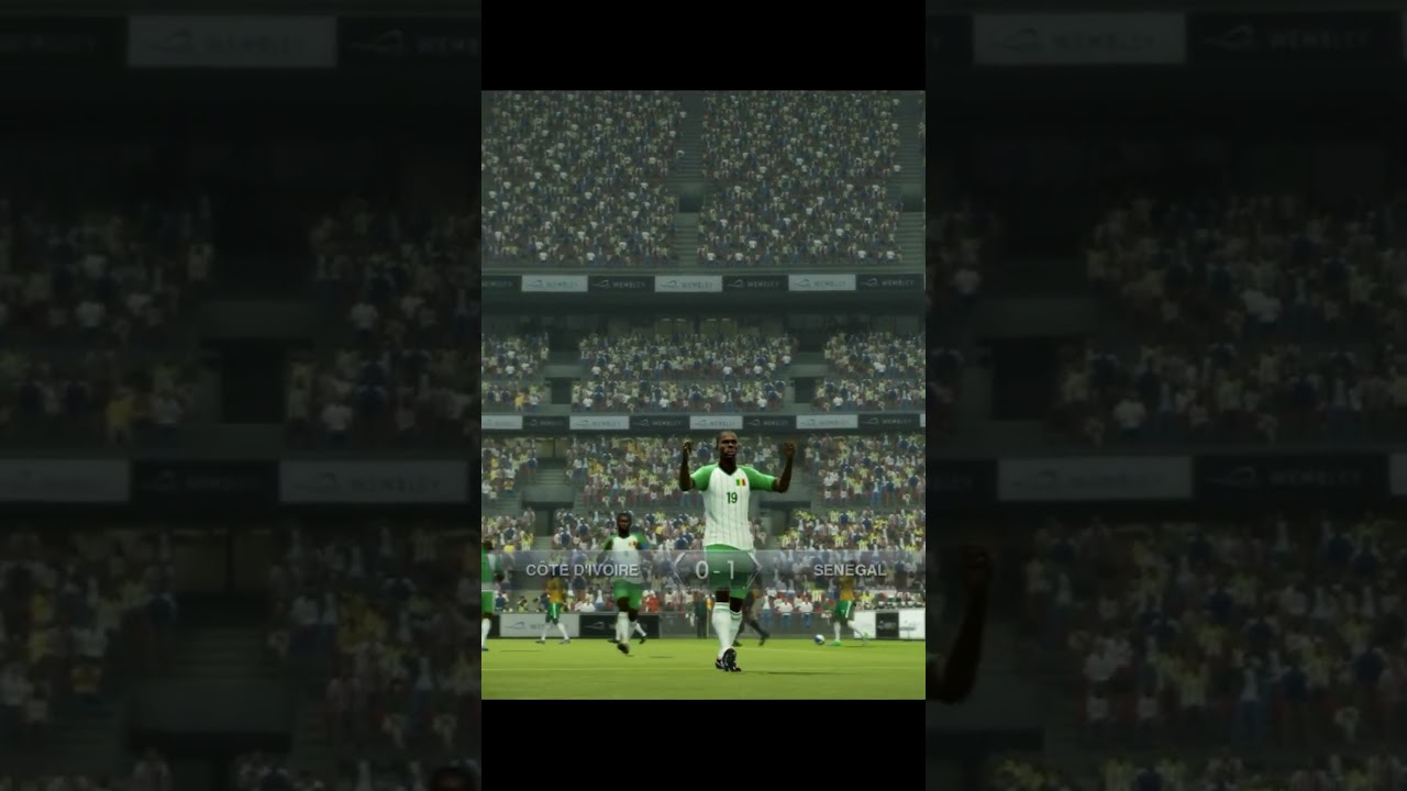 PES 2013 African Derby Cote di voire VS Senegal Goal 1 Senegal