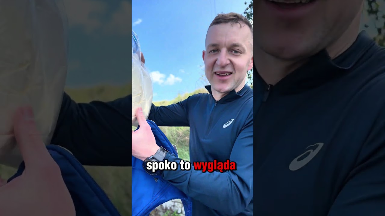 Wlałem tłustą śmietanę do plecaka i poszedłem biegać 🏃&zwj;♂️