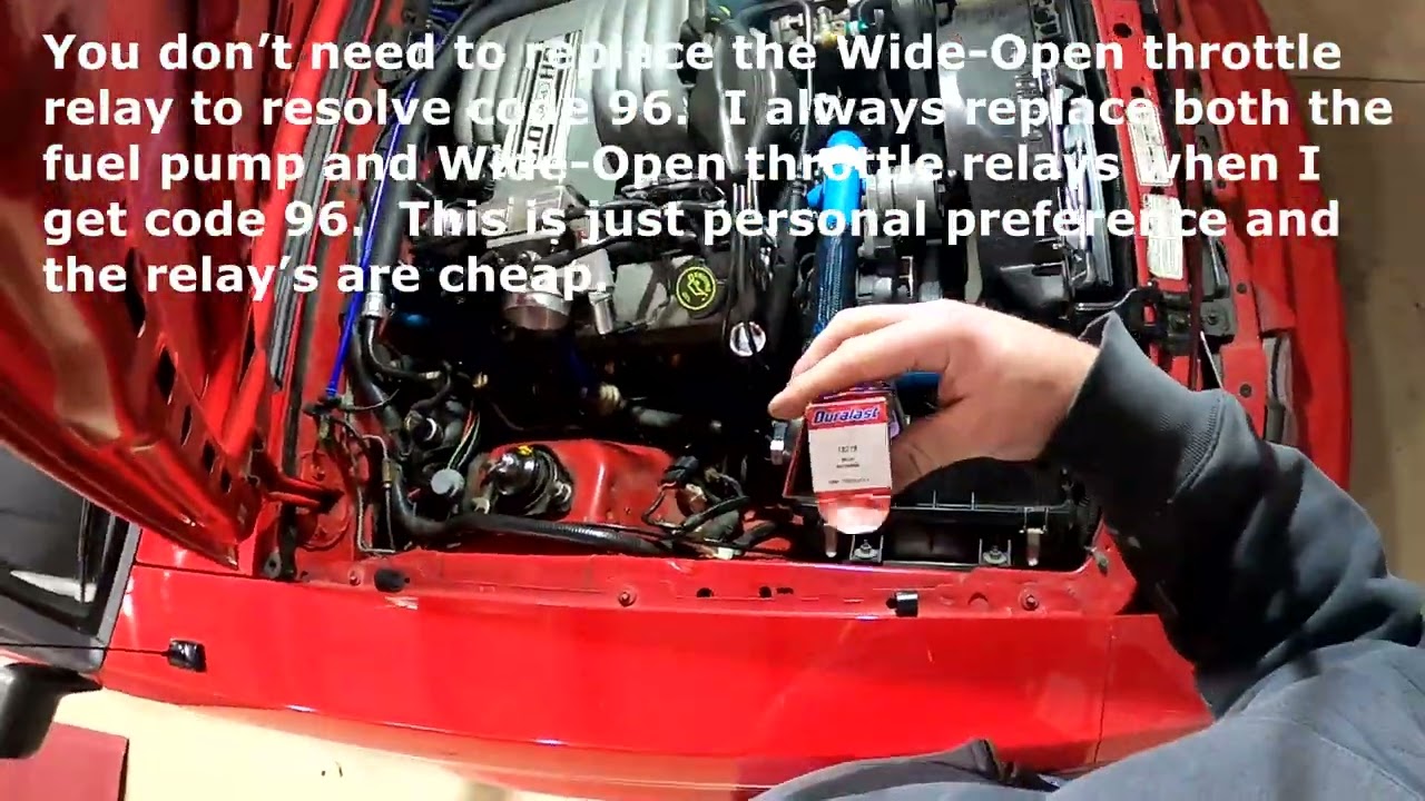 92 93 Foxbody Mustang Fuel Pump Relay Replacement after code 96
