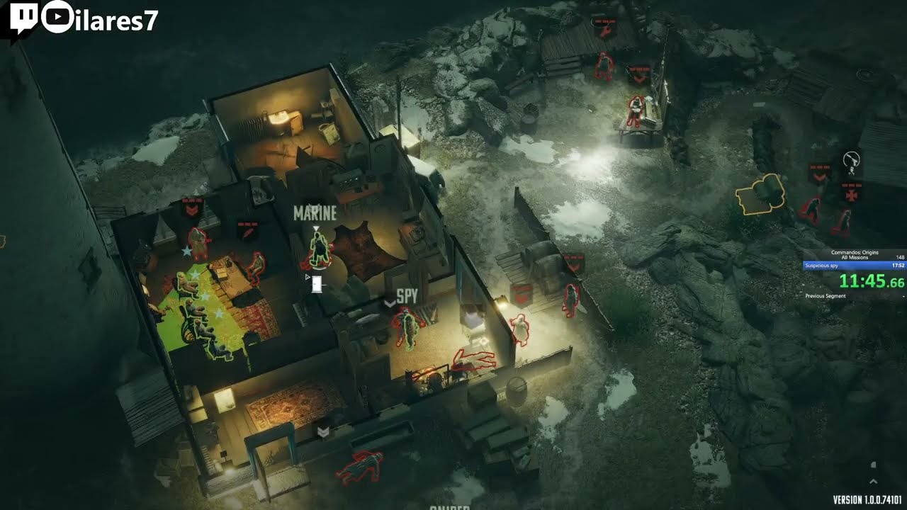 Commandos: Origins M5: Operation Rapture 13m08s - Veteran - No Alarm