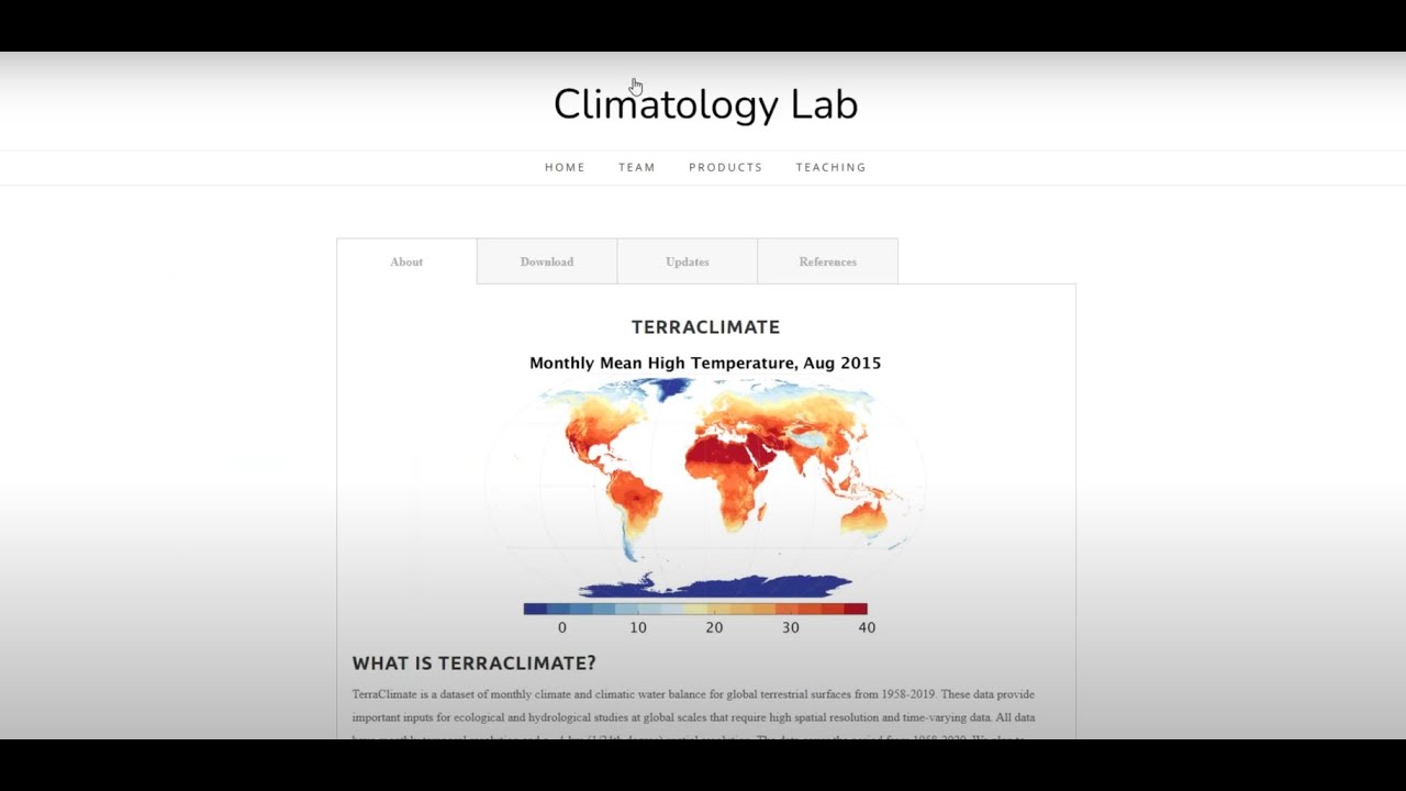 Terra climate data download, subset with lat lon and clipped/mask my shapefile
