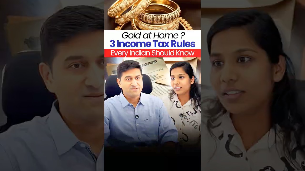 Gold at Home? 3 Income Tax Rules Every Indian Must Know #IncomeTaxIndia #GoldRules