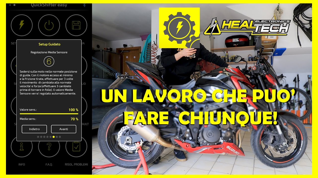 MONTAGGIO E SETTAGGIO CAMBIO ELETTRONICO (HEALTECH) #4ottocavalli #ita #suzuki
