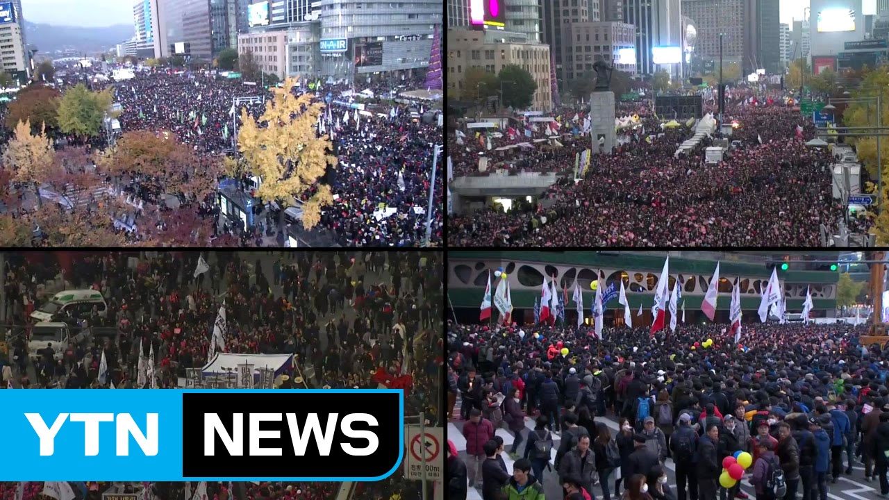 [현장영상] 이 시각 광화문광장과 서울광장 / YTN (Yes! Top News)