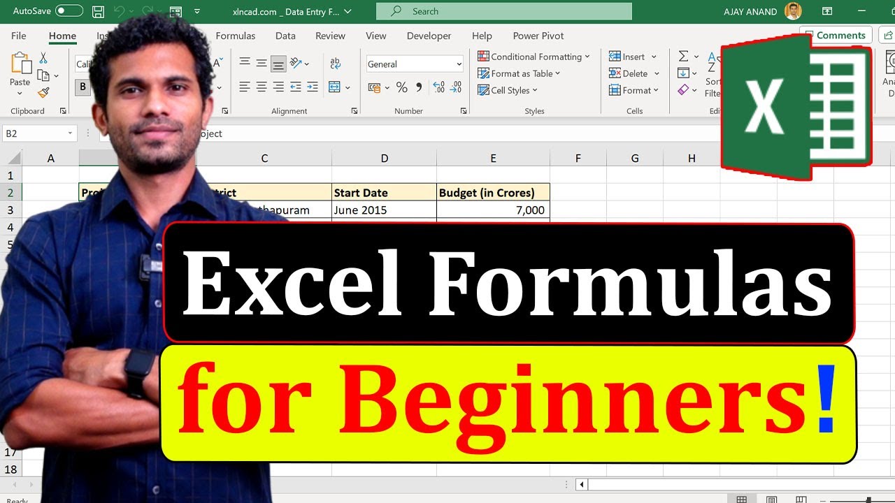 Excel formulas for Beginners