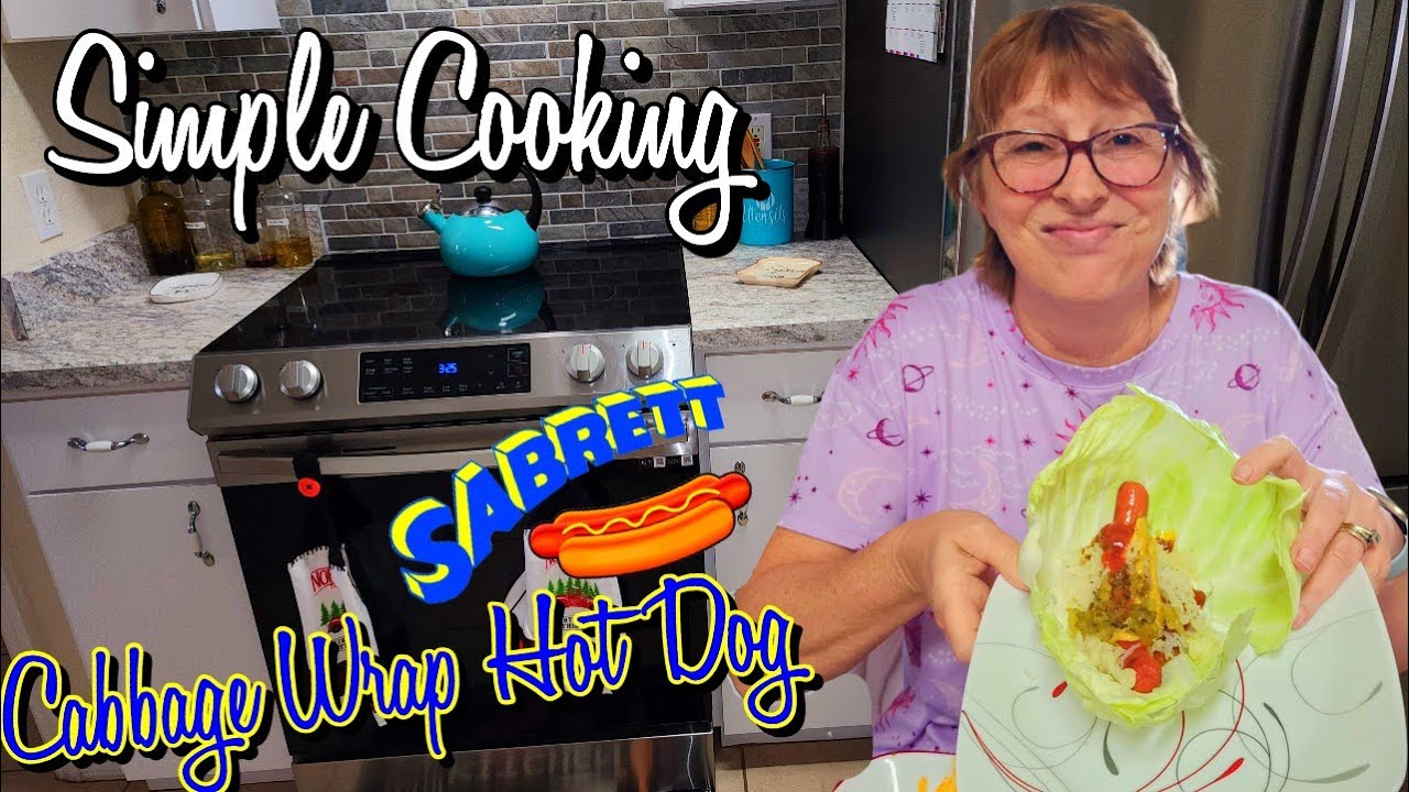 CABBAGE Wrap Hot Dog 🌭Simple Cooking