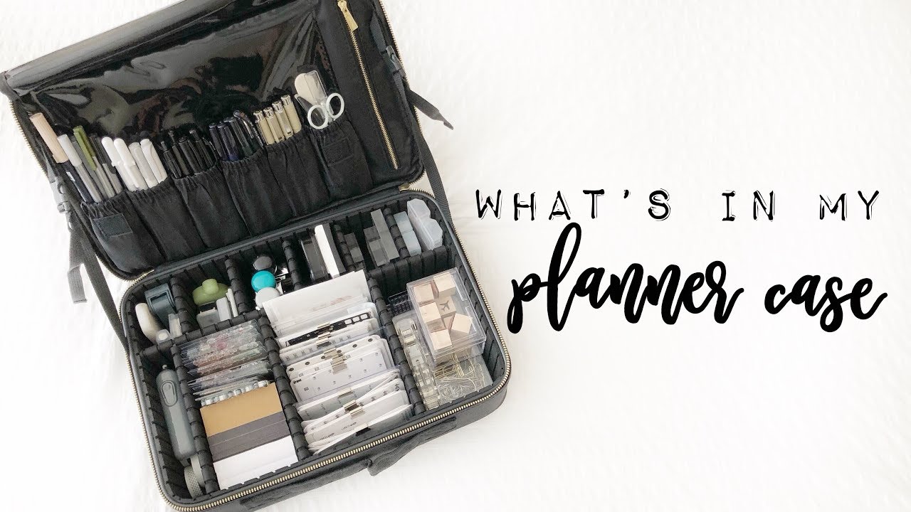 What's In My Planner Case (Rownyeon travel case)