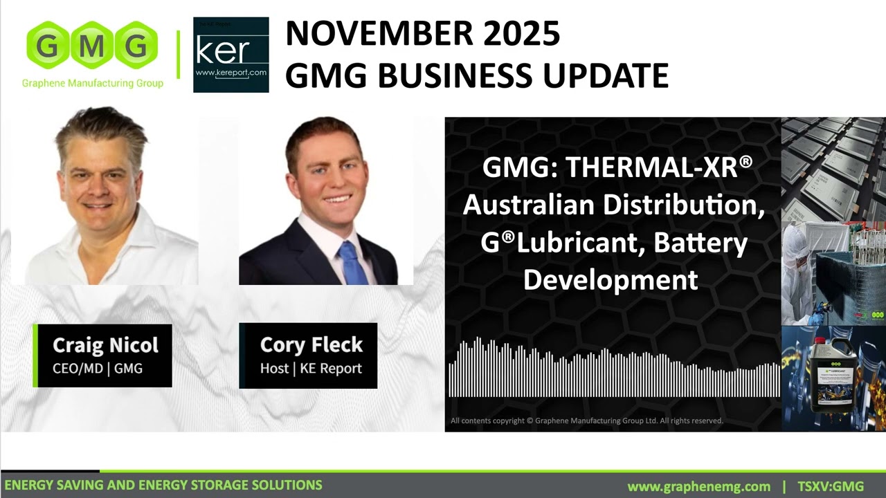 KE Report Nov 2025 | THERMAL-XR® Australian Distribution Agreement, G®Lubricant, Battery Development