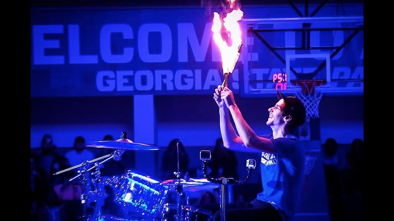 Fire Drumming Halftime Show! - Drum Cover Mashup