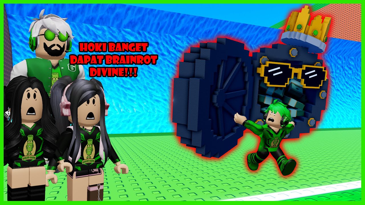BAKAR ROBUX! Aku Dapat Brainrot Divine Din Din Vaultero - Roblox Escape Tsunami For Brainrots