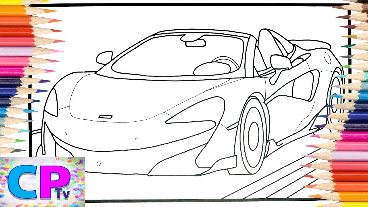 McLaren 600LT Coloring Pages/Mc Laren Racing Car Coloring/Spektrem - Shine [NCS Release]