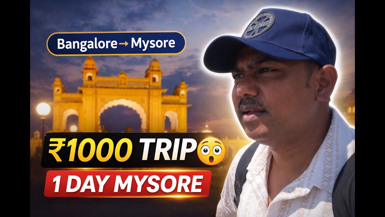 Mysore Pravasa l One Day Trip from Bangalore | Mysuru Tourist Places | Travel Vlog India