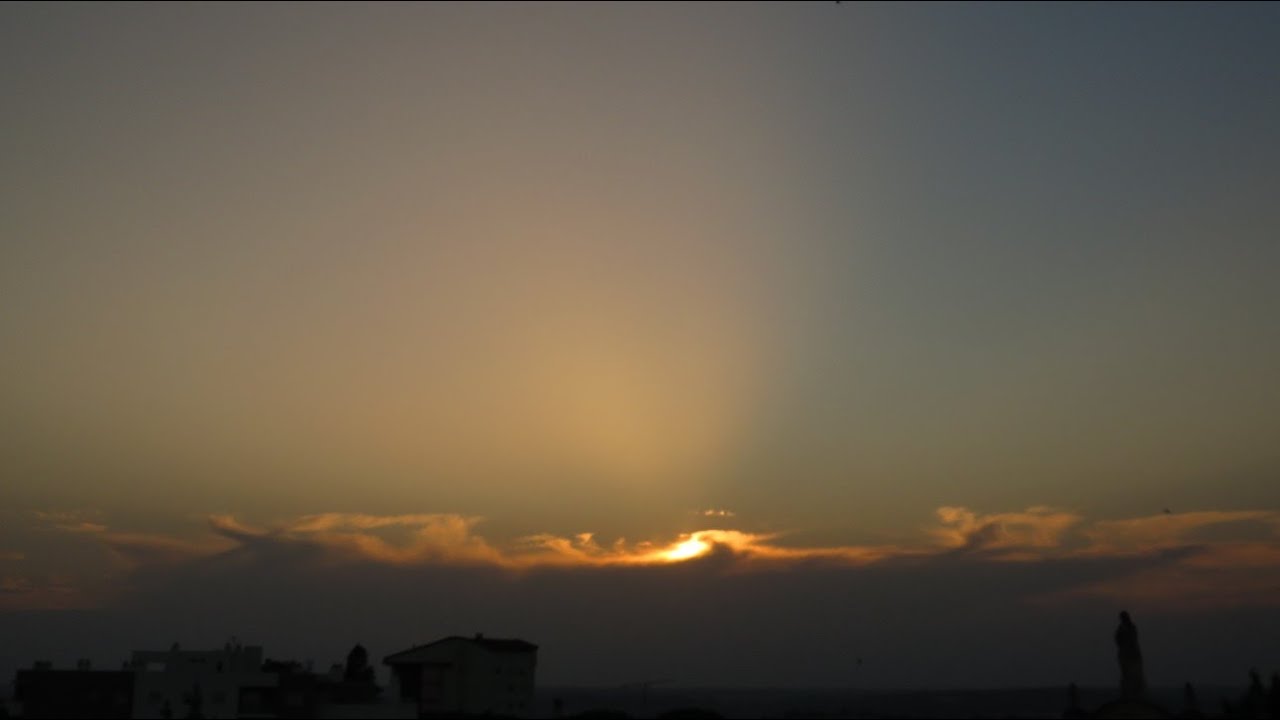 Distortion of light/effect /clouds.sunset.