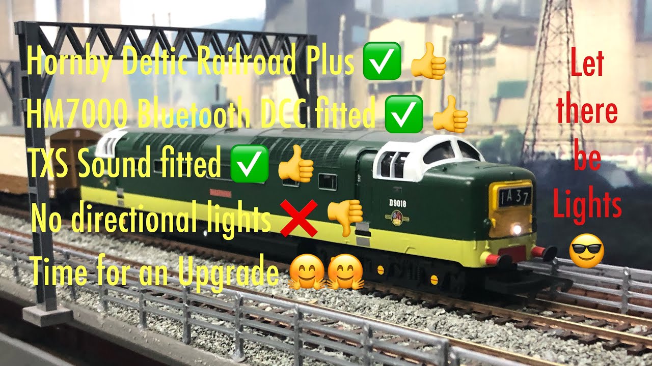 13 April 2024… Lights Upgrade for Hornby Deltic Railroad Plus HM7000 TXS Sound