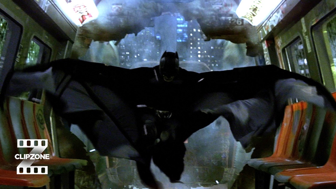 Batman Begins | Clash on the Monorail | ClipZone: Heroes & Villains